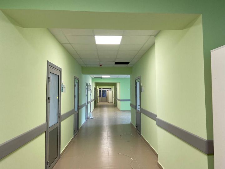 В мамадышской больнице показали, как выглядит поликлиника после ремонта
