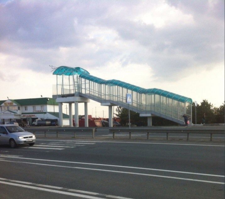 В Мамадышском районе на трассе М-7 «Волга» приступили к строительству надземных пешеходных переходов