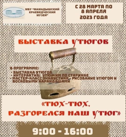 Учащиеся Красногорской школы в краеведческом музее Мамадыша ознакомились с историей утюга