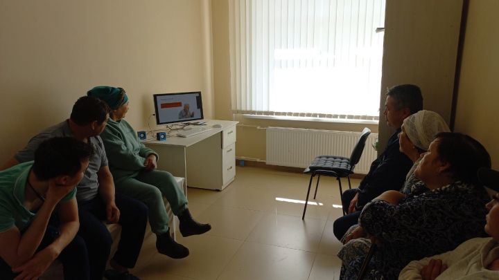 Кандидат медицинских наук из Казани провел онлайн-занятие для пациентов мамадышской больницы