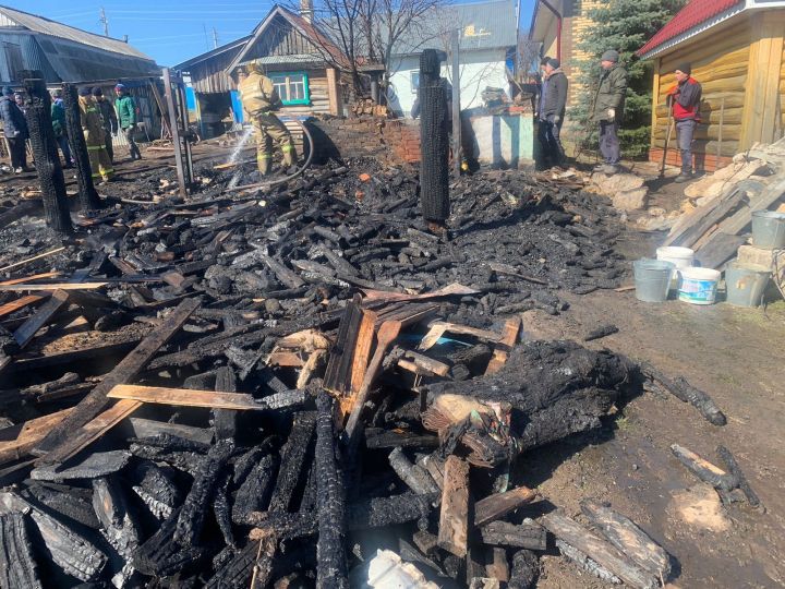 В Мамадышском районе произошёл пожар