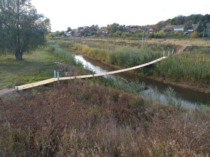 Общество «Мамадыш ЖКУ» отремонтировало мост по просьбе жителей заошмы