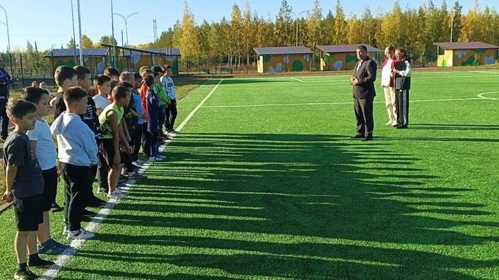 В новой мамадышской школе состоялись первые соревнования