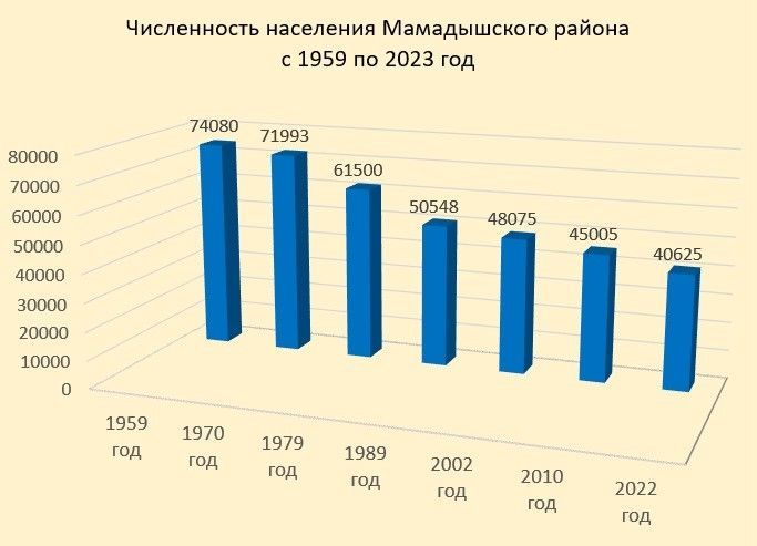 Убыль населения: мамадышцев стало меньше на 4380 человек