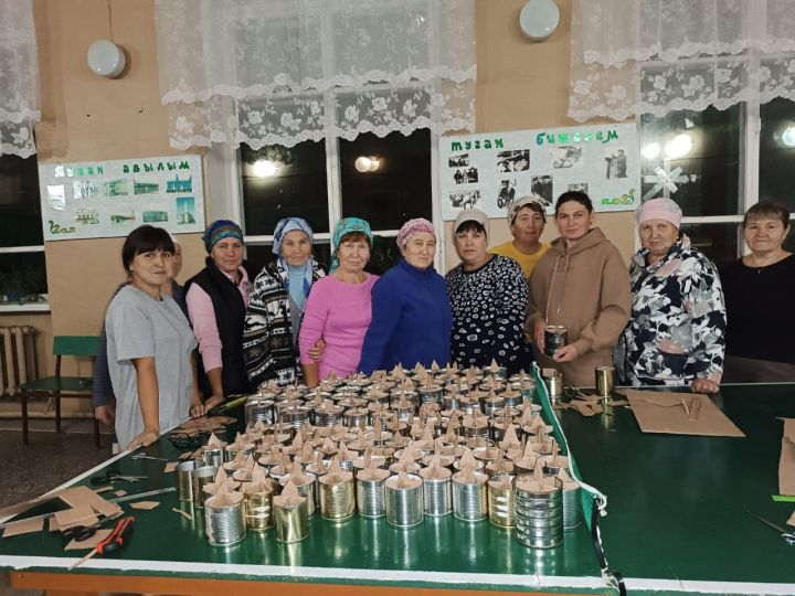 Жители села Нижняя Кузгунча подготовили более ста окопных свеч