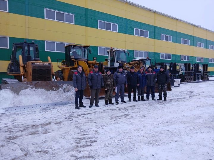 Технический осмотр самоходной техники осуществлен в Мамадышском кирпичном заводе