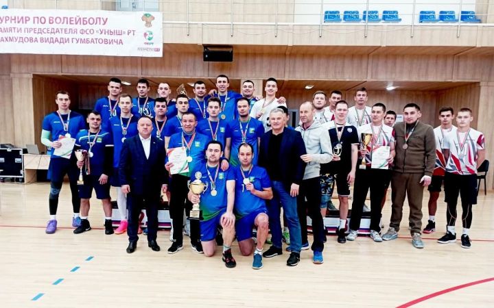 Мамадышские волейболисты стали вторыми по результатам турнира памяти Видади Махмудова