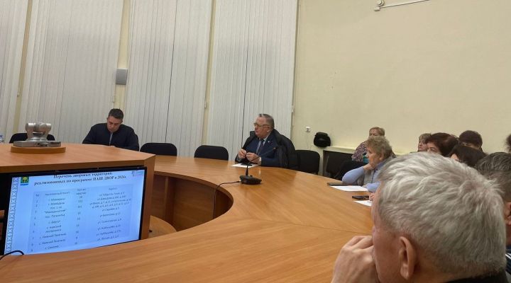 В Мамадыше в 2024 году благоустроено 9 дворовых территорий