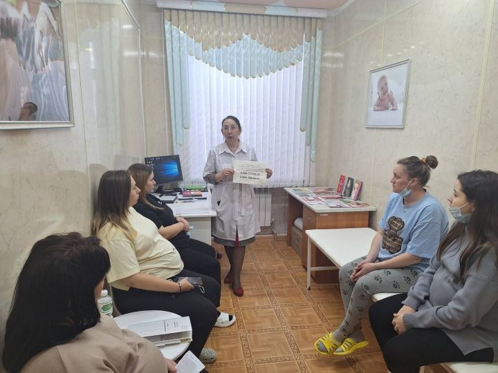 В Мамадышской ЦРБ прошло занятие по профилактике послеродовой депрессии