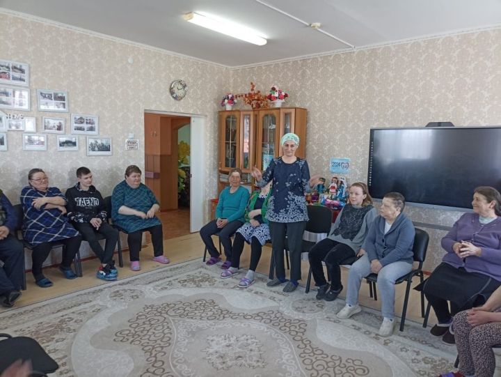 В социально-реабилитационном отделении «Забота» прошло необычное тренинговое занятие