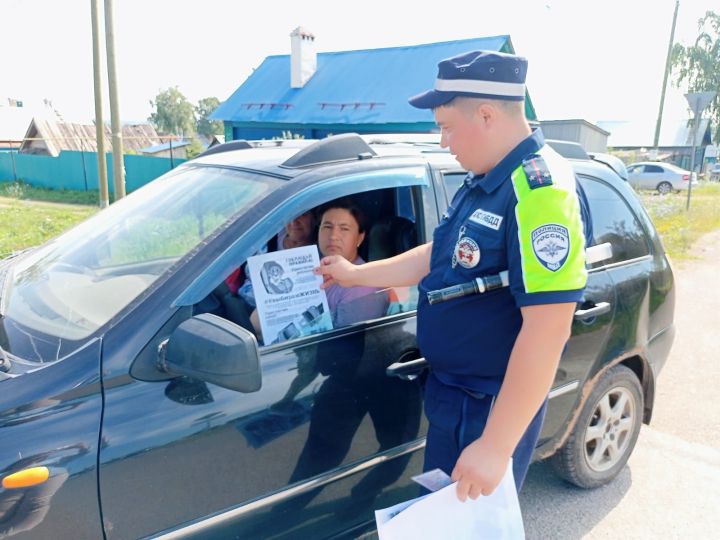 В Мамадыше прошла акция «Пристегни себя, я выбираю жизнь»