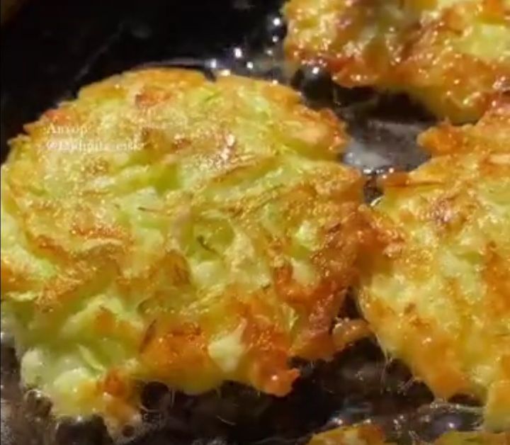 Кабачковые оладушки
