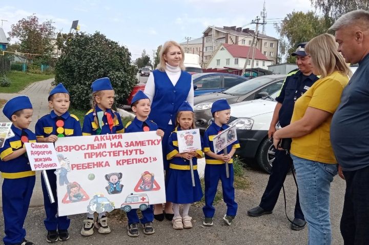 В Мамадыше прошла акция «Пристегни ребенка крепко!»