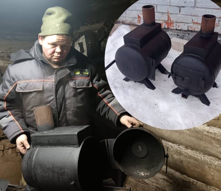 Житель села Тавели изготовил печки-буржуйки для отправки в зону СВО