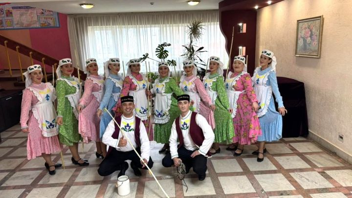 Мамадышская команда выступает на зональном этапе фестиваля «Безнең заман»