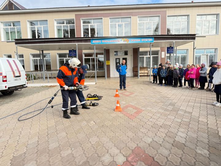 В Мамадышском районе прошел урок безопасности с сотрудниками МЧС