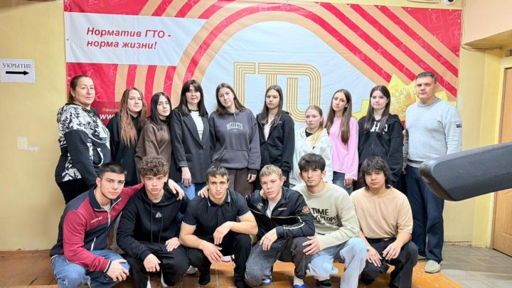 Мамадышские студенты сдали нормативы ГТО