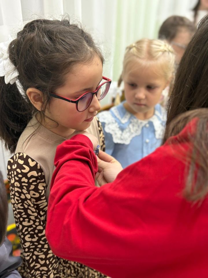 Юные мамадышцы присоединились к «Движению Первых» в детсаду