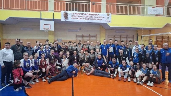Волейболисты Мамадышского района завоевали серебро Кубка «Уңыш»