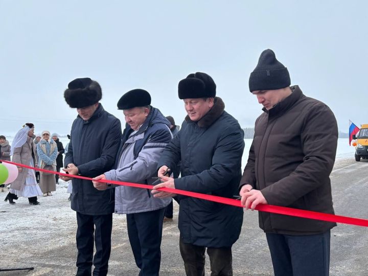 В Мамадышском районе торжественно открыли дорогу Олуяз-Большие Уськи
