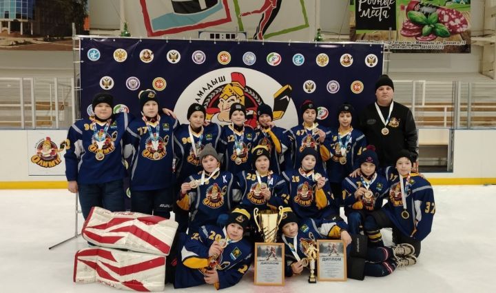 Юные хоккеисты выиграли Кубок Деда Мороза в Мамадыше