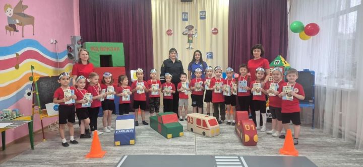 В детском саду «Кояшкай» прошли «Дорожные старты»