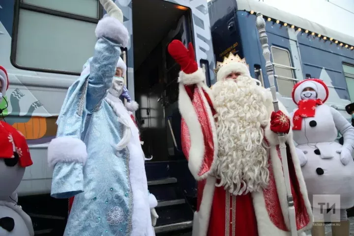 Поезд Деда Мороза посетит Казань 22 декабря