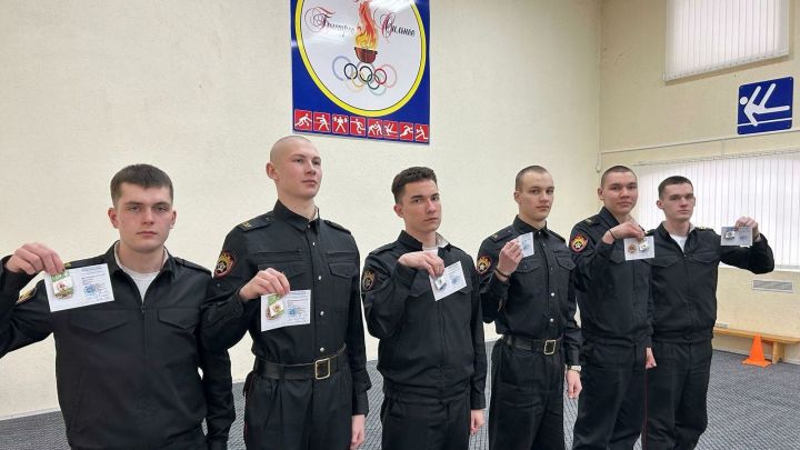 Суворовцы Елабуги получили знаки отличия ГТО за высокие спортивные достижения