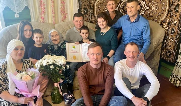 Жительница Мамадышского района отметила свой 90-летний юбилей