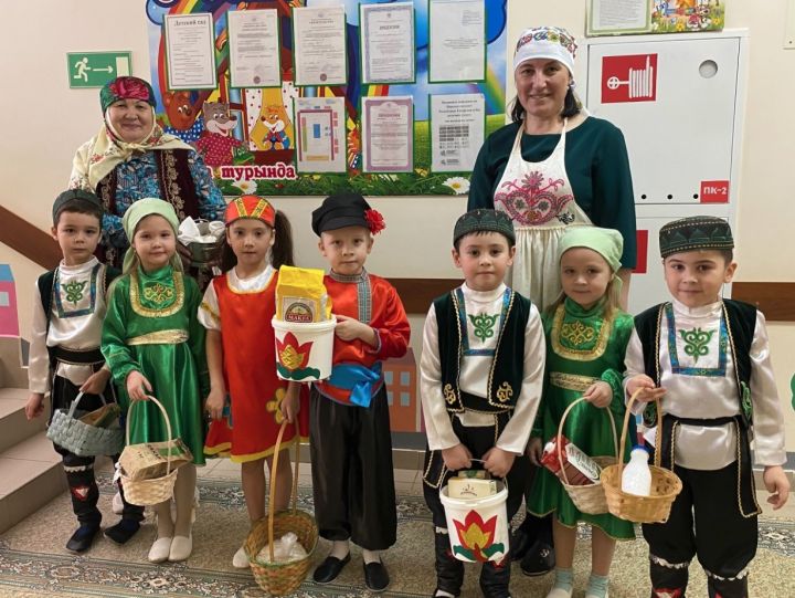 В детском саду «Теремок» отпраздновали татарский праздник весны «Карга боткасы»