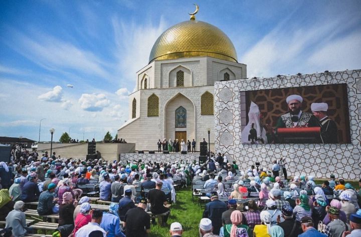 Мамадышцы приняли участие в «Изге Болгар җыены»