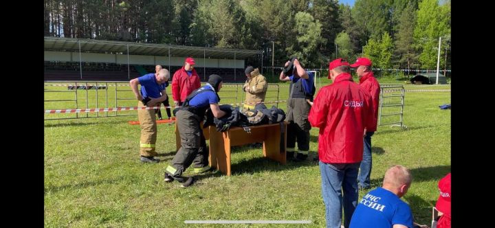 Мамадышцы достойно выступили на соревнованиях пожарных добровольцев Татарстана