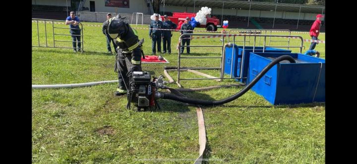 Мамадышцы достойно выступили на соревнованиях пожарных добровольцев Татарстана