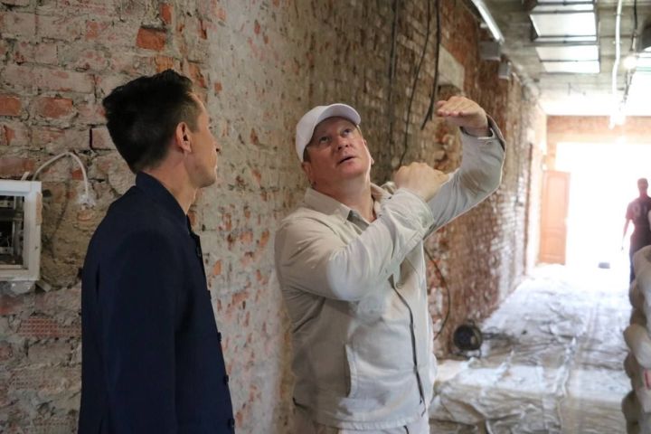 В Мамадышском районе идет капитальный ремонт здания администрации