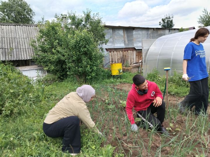 Юные патриоты помогли родителям героя СВО Фаниса Газизова