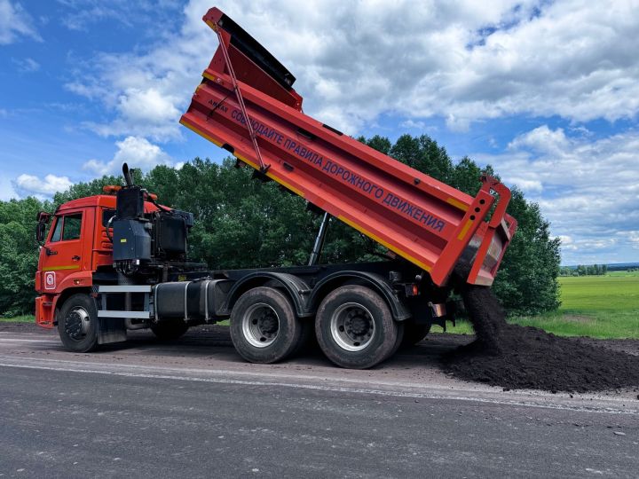 На дороге Мамадыш-Кукмор-Кляуш идёт масштабный ремонт