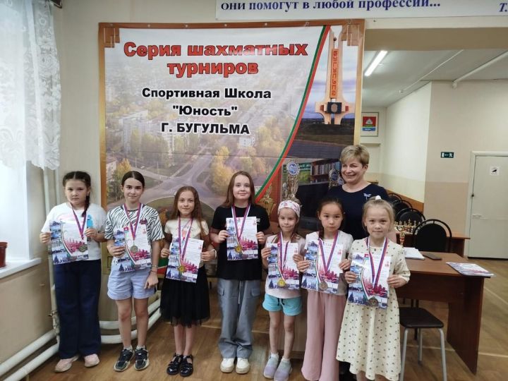 Юные шахматисты Мамадыша завоевали награды на региональном турнире