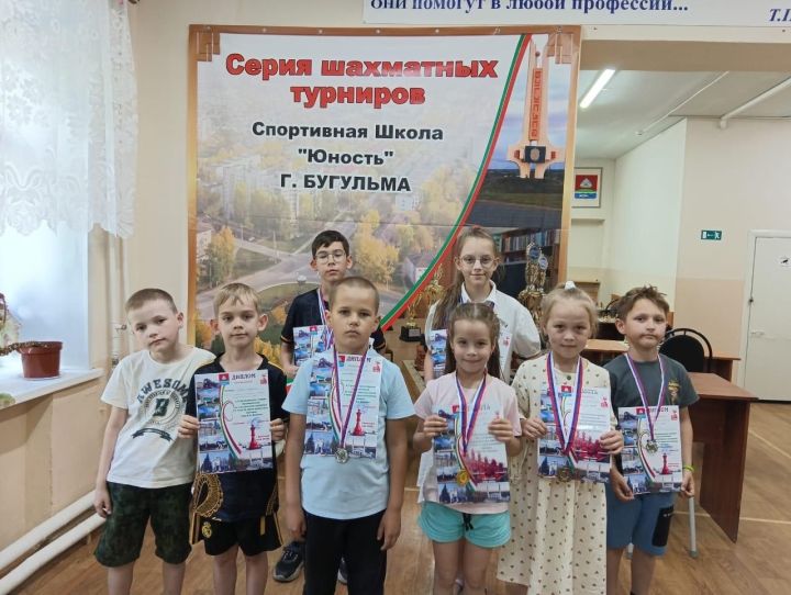 Юные шахматисты Мамадыша завоевали награды на региональном турнире