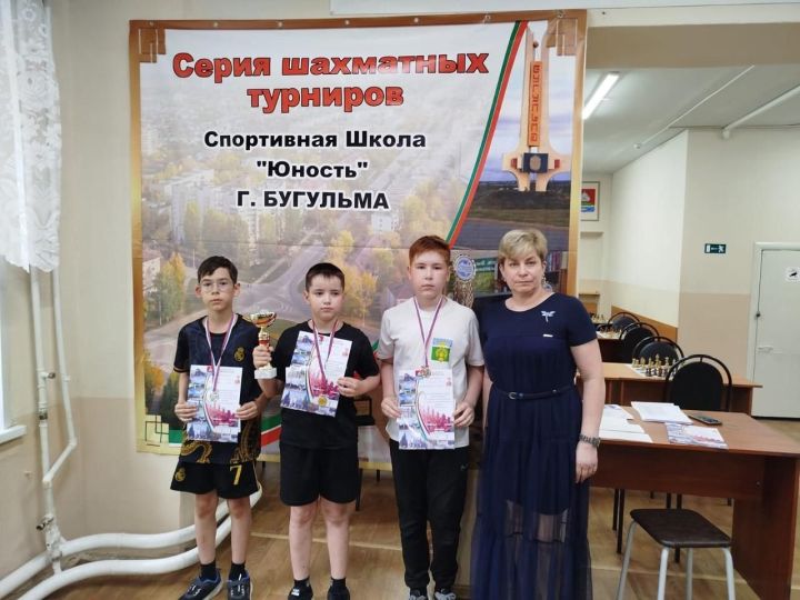 Юные шахматисты Мамадыша завоевали награды на региональном турнире
