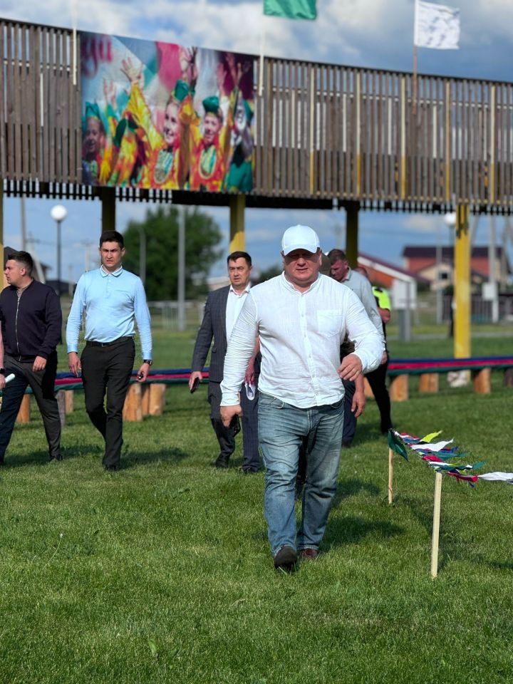 Глава Мамадышского района проверил готовность площадки к Сабантую