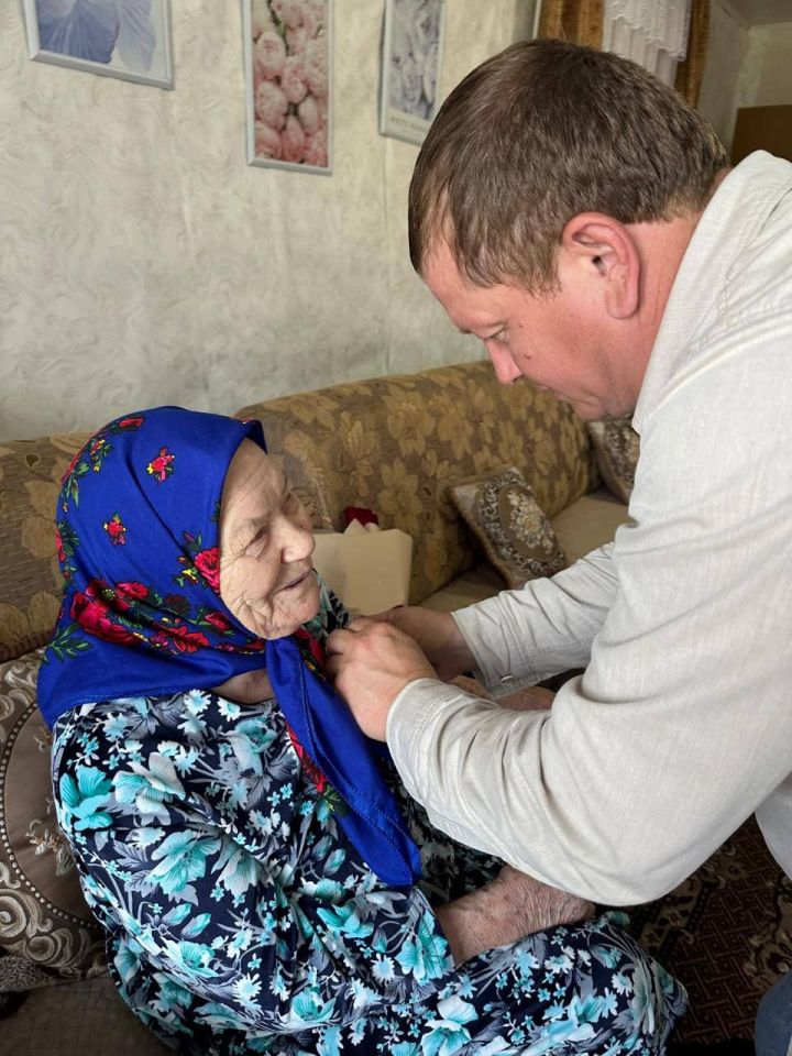 В Мамадышском районе чествовали столетнюю жительницу
