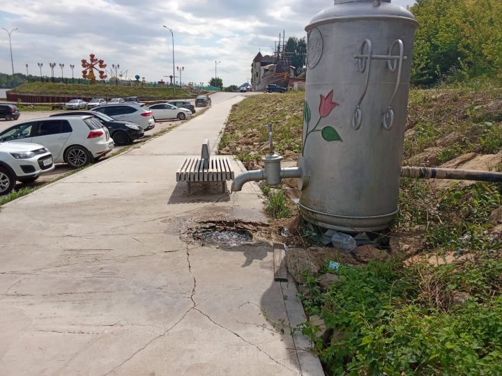 Жительница Мамадыша о чистоте берега реки Вятки