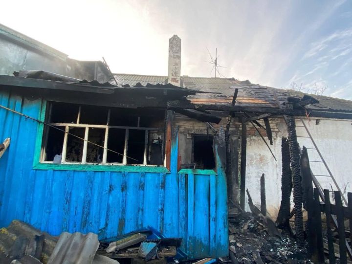 В Мамадышском районе ночной пожар унес жизнь человека