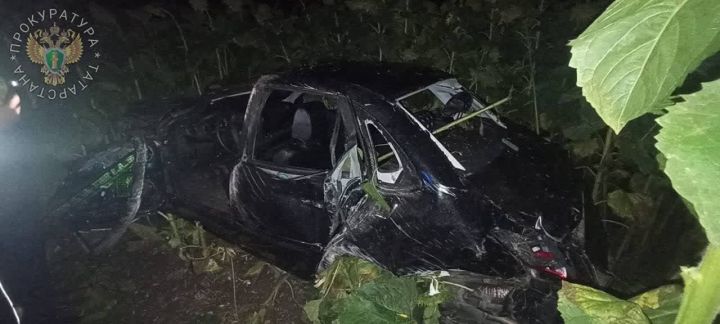 Трагическое ДТП под Казанью: подросток погиб из-за потери управления автомобилем