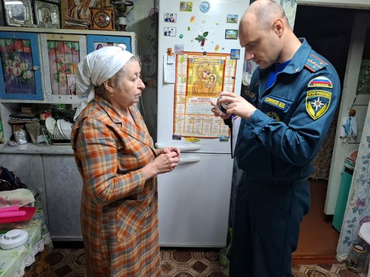 В Мамадыше прошел профилактический рейд по пожарной безопасности