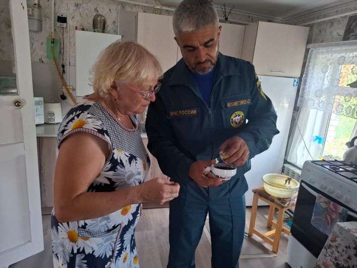 В Мамадыше прошел профилактический рейд по пожарной безопасности