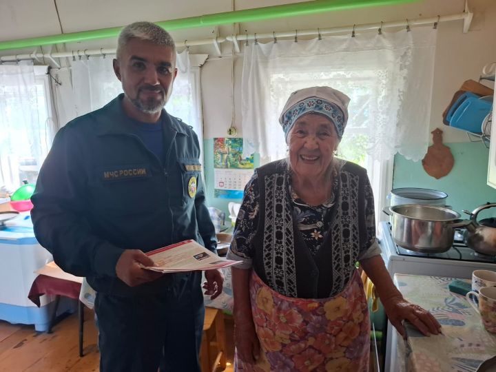 В Мамадыше прошел профилактический рейд по пожарной безопасности