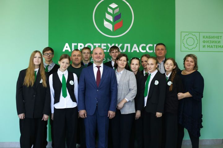 В Татарстане открылись очередные новые современные агротехнологические классы