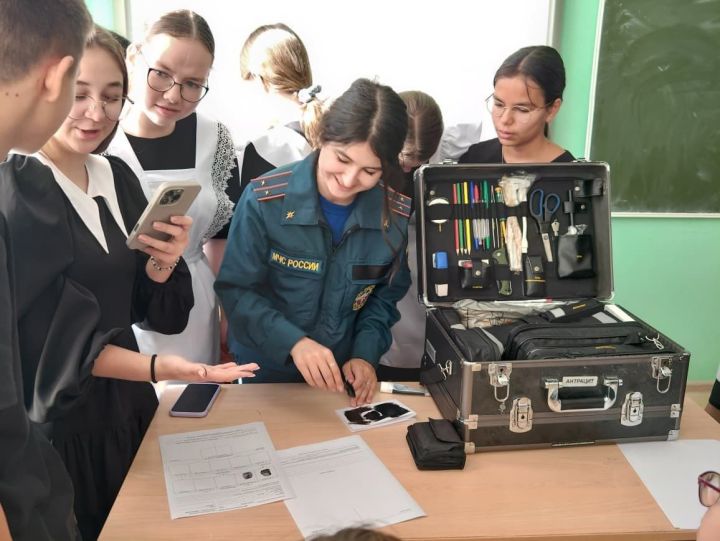 В Мамадыше прошел урок от настоящего дознавателя