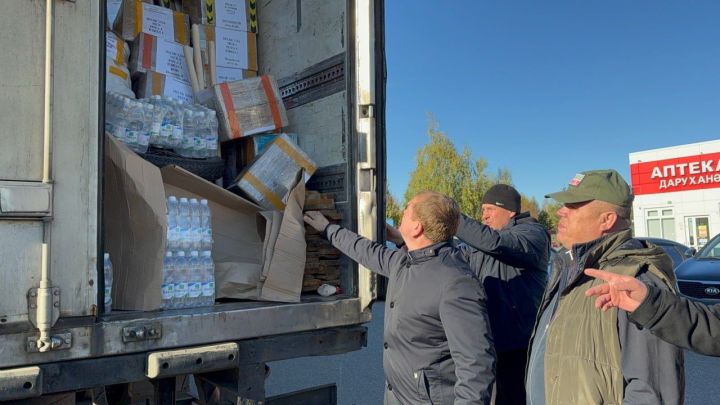 Из Мамадыша отправился очередной гуманитарный груз для бойцов